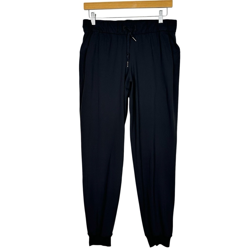 Lululemon On The Fly Jogger 28 Black Size 6 Luxtreme Drawstring Travel Pants